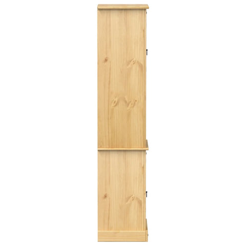 vidaXL Bathroom Cabinet Corona 50x40x185 cm Solid Wood Pine
