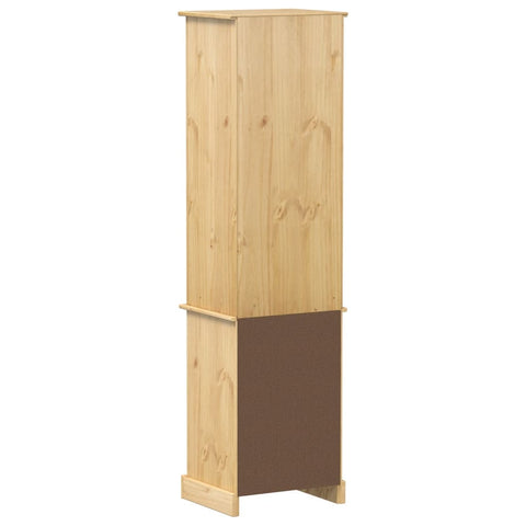 vidaXL Bathroom Cabinet Corona 50x40x185 cm Solid Wood Pine