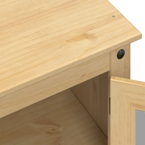 vidaXL Bathroom Cabinet Corona 50x40x185 cm Solid Wood Pine