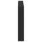 vidaXL Headboard Cabinet with LED Black 100x17x102 cm