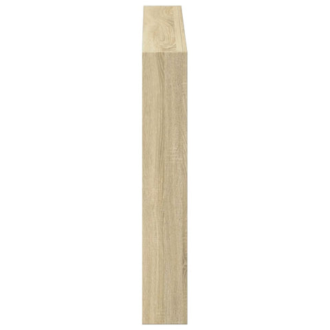 vidaXL Headboard Cabinet with LED Sonoma Oak 100x17x102 cm