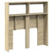 vidaXL Headboard Cabinet with LED Sonoma Oak 100x17x102 cm
