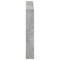 vidaXL Headboard Cabinet with LED Concrete Grey 120x17x102 cm