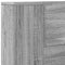 vidaXL Headboard Cabinet with LED Grey Sonoma 100x16.5x103.5 cm