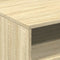 vidaXL Coffee Table with LED Lights Sonoma Oak 50x49x40 cm