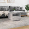 vidaXL Coffee Table with LED Lights Grey Sonoma 50x49x40 cm