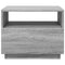 vidaXL Coffee Table with LED Lights Grey Sonoma 50x49x40 cm
