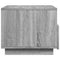 vidaXL Coffee Table with LED Lights Grey Sonoma 50x49x40 cm