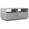 vidaXL Coffee Table with LED Lights Concrete Grey 90x49x40 cm
