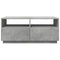 vidaXL Coffee Table with LED Lights Concrete Grey 90x49x40 cm
