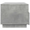 vidaXL Coffee Table with LED Lights Concrete Grey 90x49x40 cm