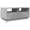 vidaXL Coffee Table with LED Lights Concrete Grey 90x49x40 cm