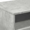 vidaXL Coffee Table with LED Lights Concrete Grey 90x49x40 cm