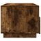 vidaXL Coffee Table with LED Lights Smoked Oak 90x49x40 cm