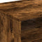 vidaXL Coffee Table with LED Lights Smoked Oak 90x49x40 cm