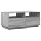 vidaXL Coffee Table with LED Lights Grey Sonoma 90x49x40 cm