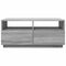 vidaXL Coffee Table with LED Lights Grey Sonoma 90x49x40 cm