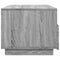 vidaXL Coffee Table with LED Lights Grey Sonoma 90x49x40 cm
