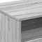 vidaXL Coffee Table with LED Lights Grey Sonoma 90x49x40 cm