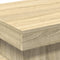 vidaXL Coffee Table with LED Lights Sonoma Oak 50x50x40 cm