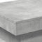 vidaXL Coffee Table with LED Lights Concrete Grey 50x50x40 cm