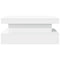 vidaXL Coffee Table with LED Lights White 90x50x40 cm