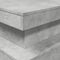 vidaXL Coffee Table with LED Lights Concrete Grey 90x50x40 cm