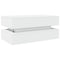vidaXL Coffee Table with LED Lights White 90x50x40 cm