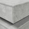 vidaXL Coffee Table with LED Lights Concrete Grey 90x50x40 cm