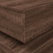 vidaXL Coffee Table with LED Lights Brown Oak 90x50x40 cm