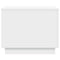 vidaXL Coffee Table with LED Lights White 50x50x40 cm