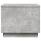 vidaXL Coffee Table with LED Lights Concrete Grey 50x50x40 cm
