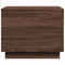 vidaXL Coffee Table with LED Lights Brown Oak 50x50x40 cm