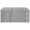 vidaXL Nesting Coffee Tables 2 pcs Grey Sonoma Engineered Wood and Metal