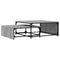 vidaXL Nesting Coffee Tables 2 pcs Grey Sonoma Engineered Wood and Metal