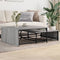 vidaXL Nesting Coffee Tables 2 pcs Grey Sonoma Engineered Wood and Metal