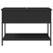 vidaXL Coffee Table Black 70x50x50 cm Engineered Wood and Metal