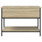 vidaXL Coffee Table Sonoma Oak 70x50x50 cm Engineered Wood and Metal