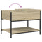vidaXL Coffee Table Sonoma Oak 70x50x50 cm Engineered Wood and Metal