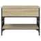 vidaXL Coffee Table Sonoma Oak 70x50x50 cm Engineered Wood and Metal