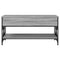 vidaXL Coffee Table Grey Sonoma 100x50x50 cm Engineered Wood and Metal