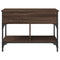 vidaXL Coffee Table Brown Oak 70x50x50 cm Engineered Wood and Metal