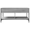 vidaXL Coffee Table Grey Sonoma 100x50x50 cm Engineered Wood and Metal