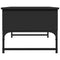 vidaXL Coffee Table Black 70x50x40 cm Engineered Wood and Metal
