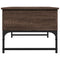 vidaXL Coffee Table Brown Oak 70x50x40 cm Engineered Wood and Metal