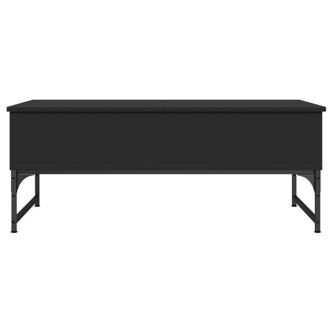 vidaXL Coffee Table Black 100x50x40 cm Engineered Wood and Metal