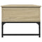 vidaXL Coffee Table Sonoma Oak 100x50x40 cm Engineered Wood and Metal