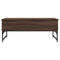 vidaXL Coffee Table Brown Oak 100x50x40 cm Engineered Wood and Metal