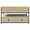 vidaXL Coffee Table Sonoma Oak 85x50x50 cm Engineered Wood and Metal