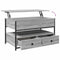 vidaXL Coffee Table Grey Sonoma 85x50x50 cm Engineered Wood and Metal